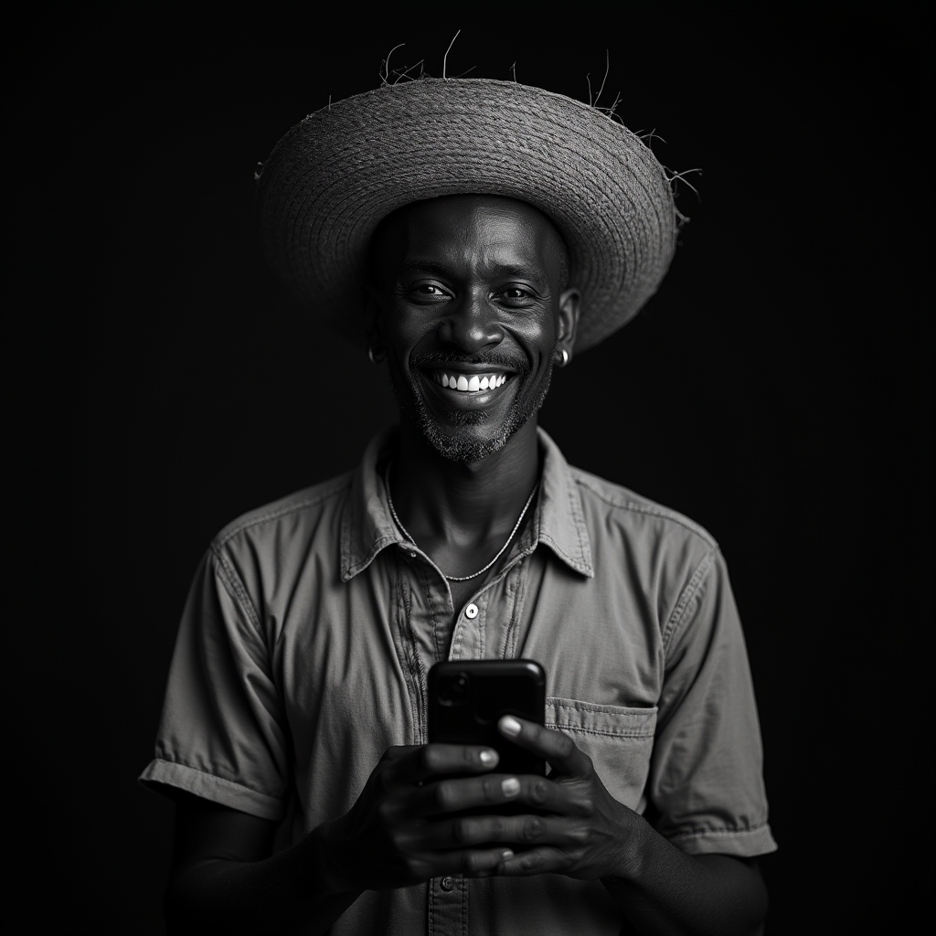 an_award-winning_black_and_white_dark_lighting_full_photo_of_a_malagasy_male_farmer_holding_a_phone_vp7fubzsybg10m3t86cc_3 - The Axiom Creative Hub